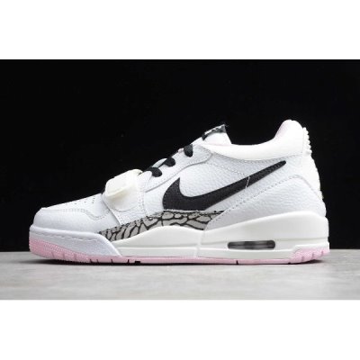 Nike Air Jordan Legacy 312 Low Beyaz / Siyah / Pembe Basketbol Ayakkabısı Türkiye - 16S6YJWK